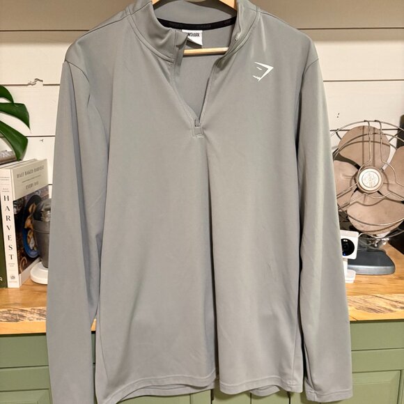 Gymshark Long Sleeve Quarter-Zip Pullover | Size Large - Picture 1 of 3